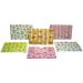 Credit card address book Coffee & Cakes (set of 6, assorted, 3.95 retail price)