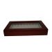 Wooden case for 10 pens, Mahogany, 300x187x73 mm